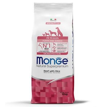 Monge Speciality Puppy&Junior корм для щенков всех пород с говядиной